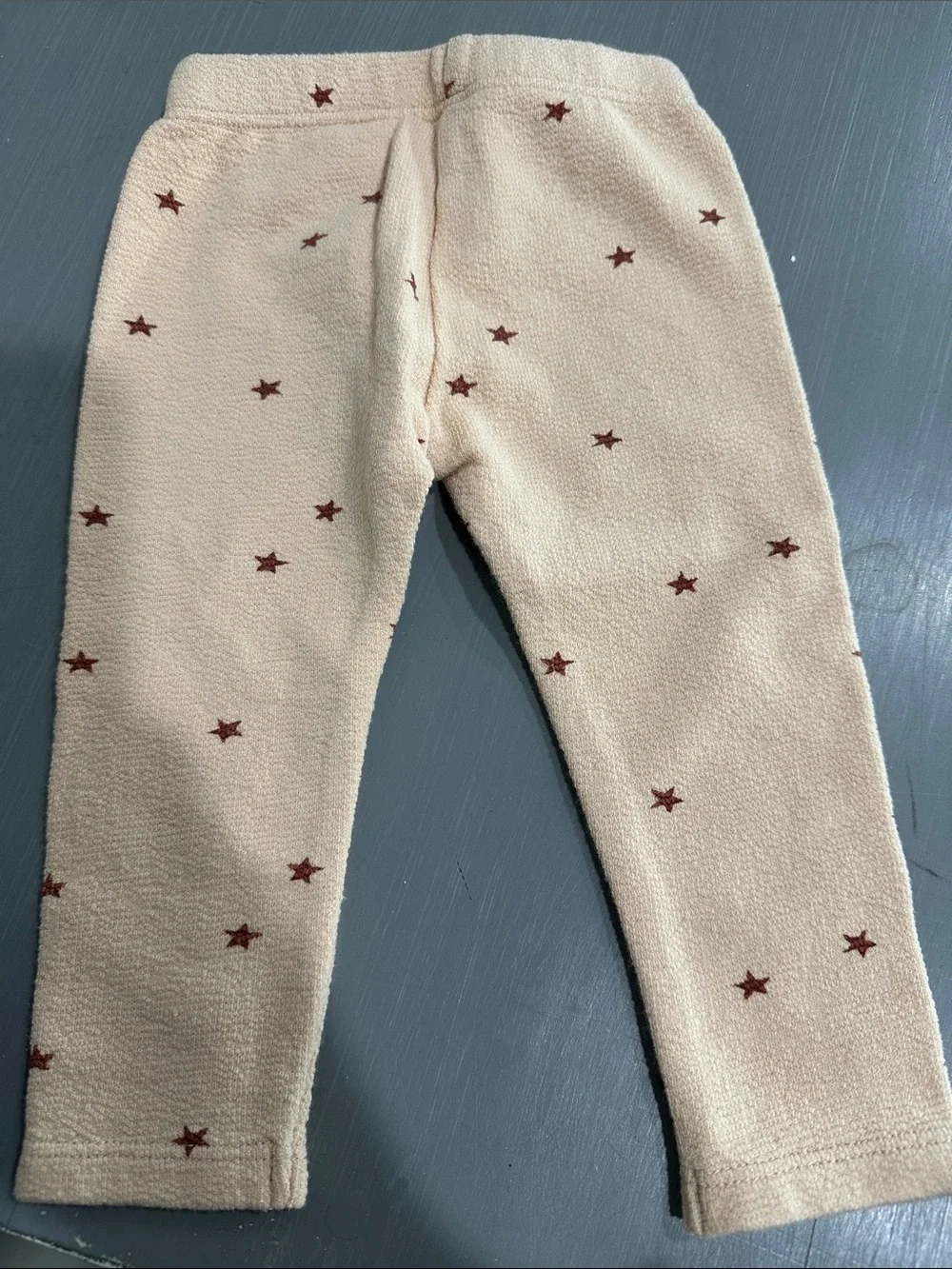 NWOT Rylee + Cru Baby Star Print Pants 3-6M Cream Rust